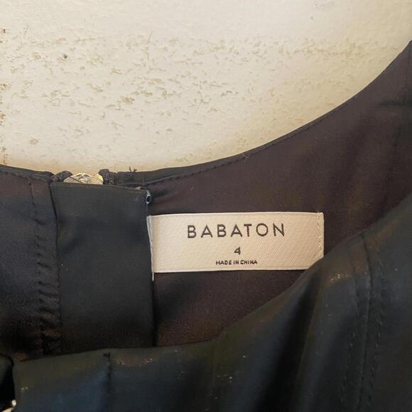 ARITZIA BABATON black satin corset top sz 4 - Picture 3 of 4